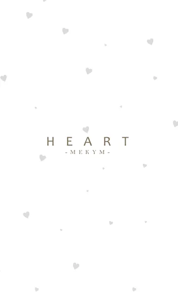 [LINE着せ替え] HEART Gray-MEKYM- 3の画像1