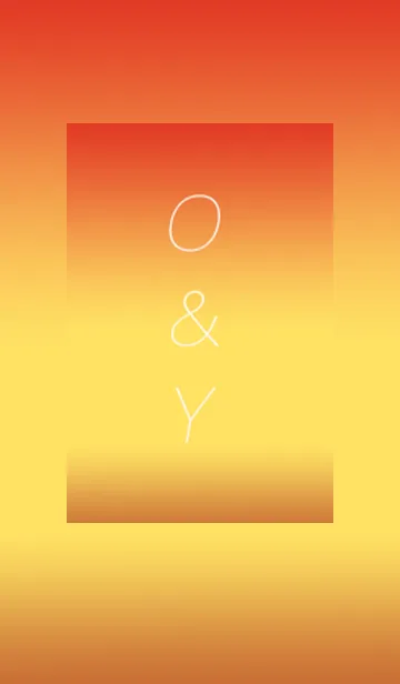 [LINE着せ替え] だいだいときいろの画像1