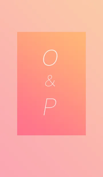 [LINE着せ替え] オレンジとピンクの画像1