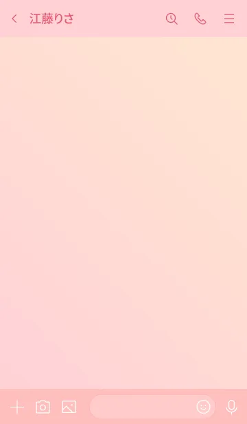 [LINE着せ替え] オレンジとピンクの画像3