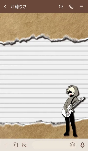 [LINE着せ替え] シンガーソングPの画像3