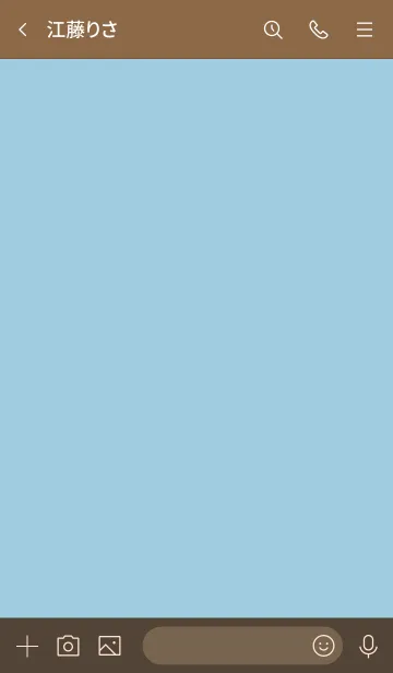 [LINE着せ替え] a7_05_シアン ブラウン3-9の画像3