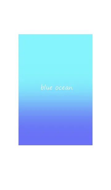 [LINE着せ替え] blue ocean.*の画像1