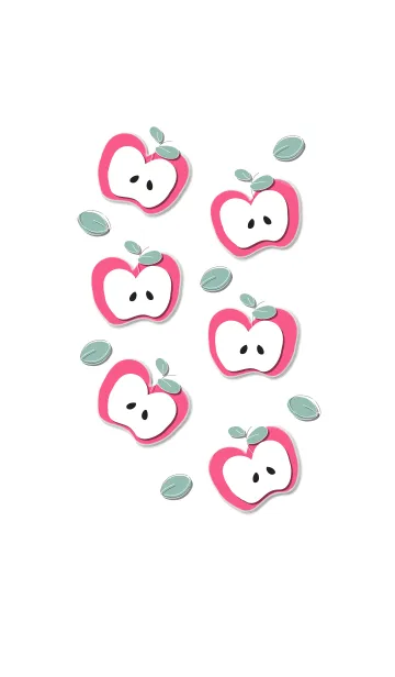 [LINE着せ替え] Yummy apples theme 98 :)の画像1