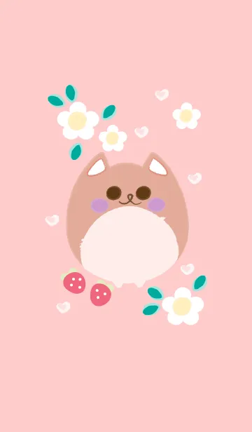 [LINE着せ替え] Cute dog 90 :)の画像1