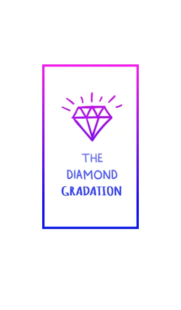 [LINE着せ替え] ザ ダイアモンド グラデーション 14の画像1