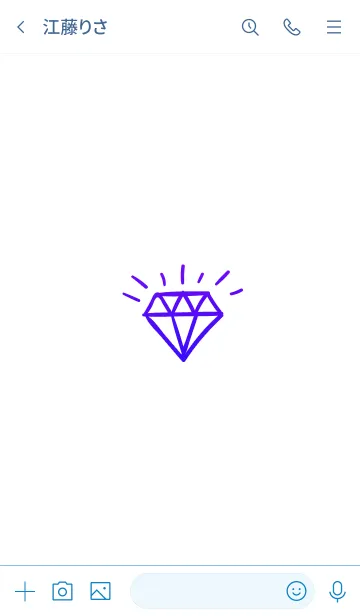 [LINE着せ替え] ザ ダイアモンド グラデーション 14の画像3