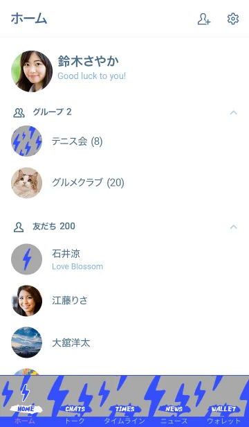 [LINE着せ替え] ザ サンダー 11の画像2