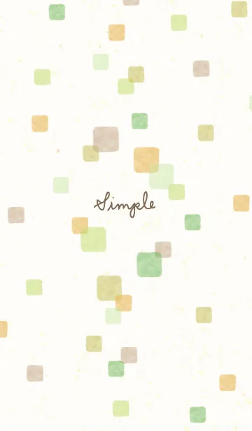 [LINE着せ替え] 水彩 秋色 四角27の画像1