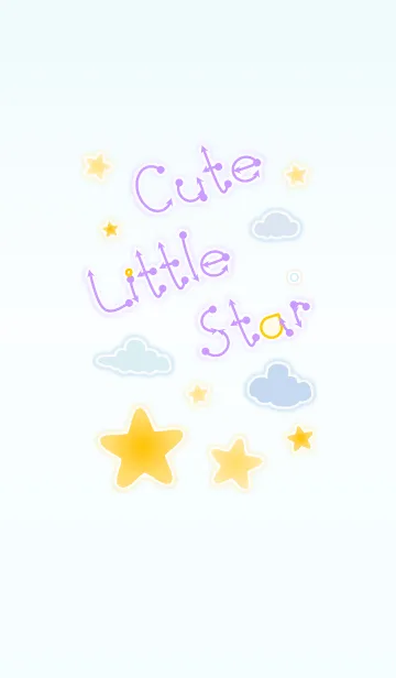 [LINE着せ替え] Cute Little Star 2！ (Blue Ver.3)の画像1