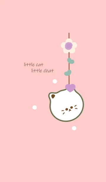 [LINE着せ替え] little cat with little heart 61の画像1