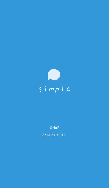 87_25_ブルー1-3のLINE着せ替え