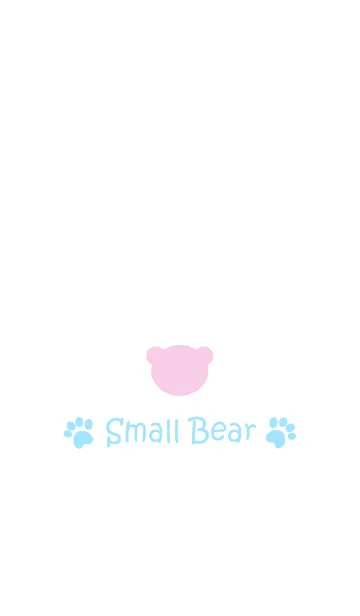 [LINE着せ替え] Small Bear *PINK+BLUE*の画像1