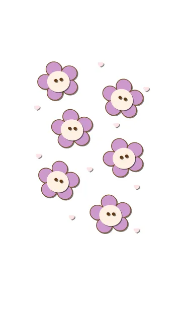 [LINE着せ替え] little flower theme 80 :)の画像1