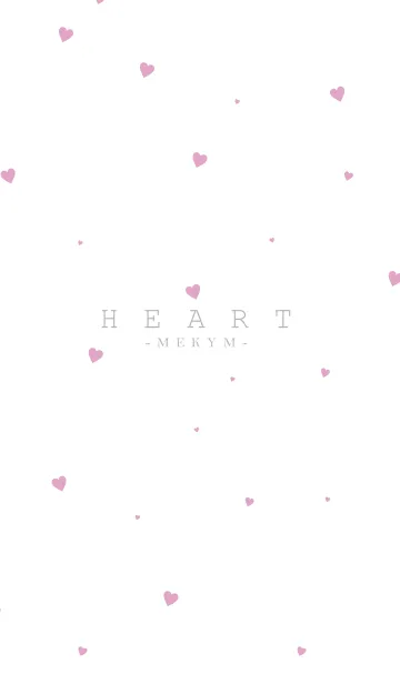 [LINE着せ替え] HEART Pink -MEKYM- 4の画像1