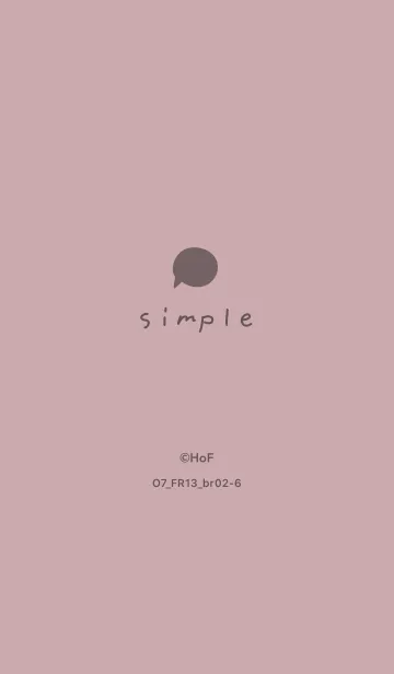 O7_13_ピンク2 ブラウン2-6のLINE着せ替え