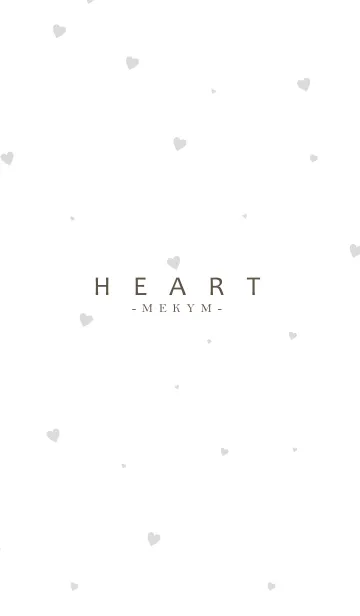 [LINE着せ替え] HEART Gray-MEKYM- 4の画像1