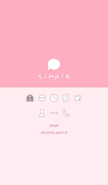 [LINE着せ替え] 38_24_ピンク4-9の画像1