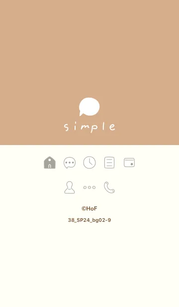 [LINE着せ替え] 38_24_ベージュ2-9の画像1