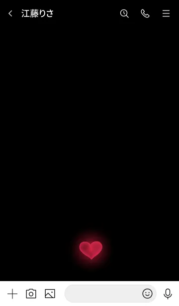 [LINE着せ替え] HEART LIGHT -MEKYM-の画像3