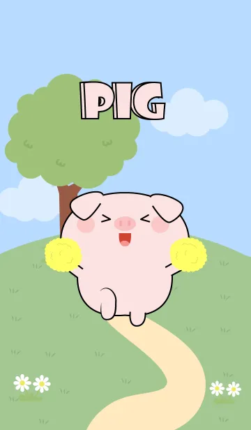 [LINE着せ替え] Love Emotions Pig Theme (JP)の画像1