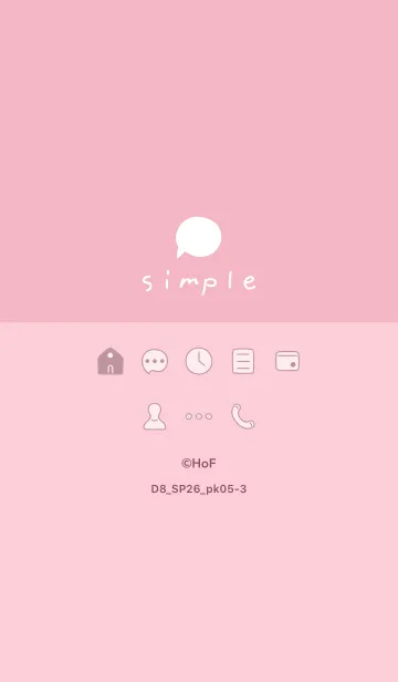 [LINE着せ替え] D8_26_ピンク5-3の画像1