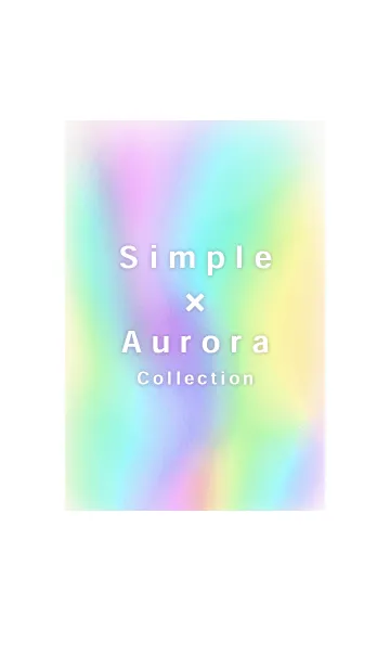 [LINE着せ替え] Simple Aurora collection 1の画像1