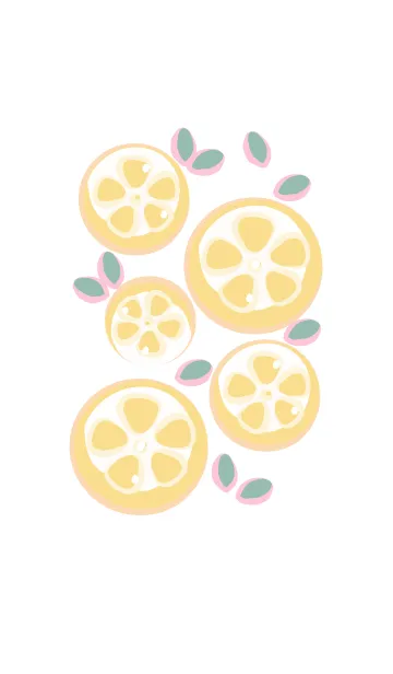 [LINE着せ替え] Sliced lemon theme 80の画像1