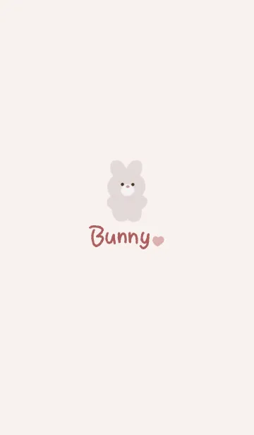 [LINE着せ替え] *.Simple Bunny.*の画像1