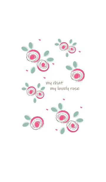 [LINE着せ替え] My chat my lovely rose 48の画像1