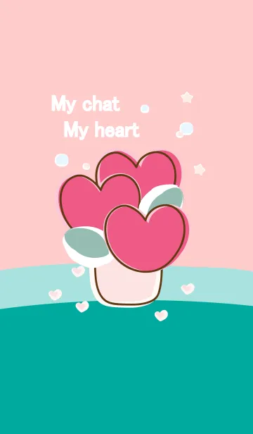 [LINE着せ替え] My chat my heart flower 47の画像1