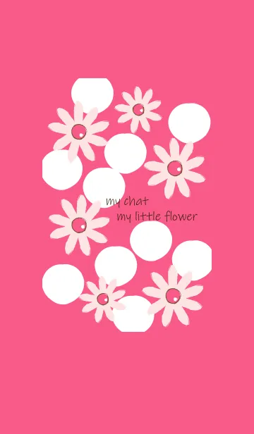 [LINE着せ替え] My chat my little flower 57の画像1