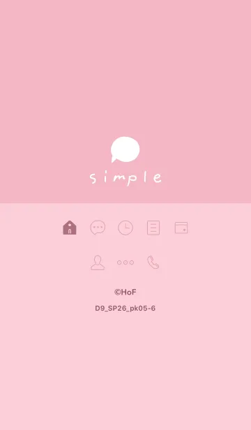 [LINE着せ替え] D9_26_ピンク5-9の画像1