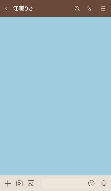 [LINE着せ替え] n9+05_シアン ブラウン2-9の画像3