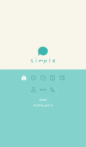 [LINE着せ替え] 39_24_グリーン7-9の画像1