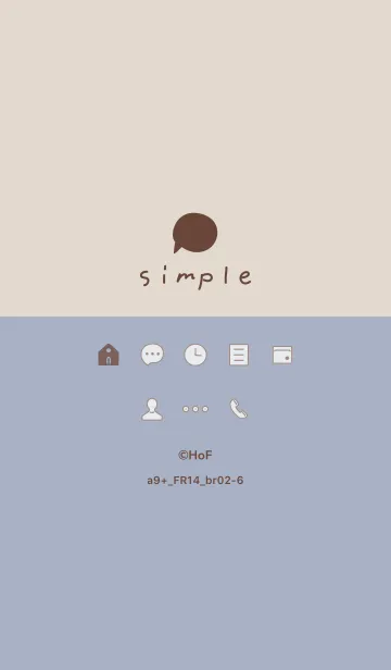 [LINE着せ替え] a9+14_ホワイトアッシュ ブラウン2-6の画像1