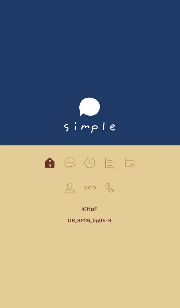 [LINE着せ替え] D9_26_ベージュ5-6の画像1