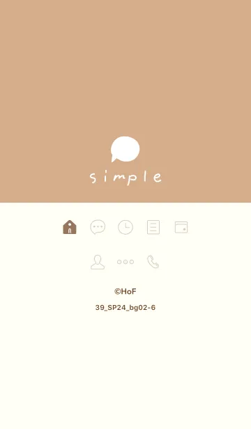 [LINE着せ替え] 39_24_ベージュ2-6の画像1