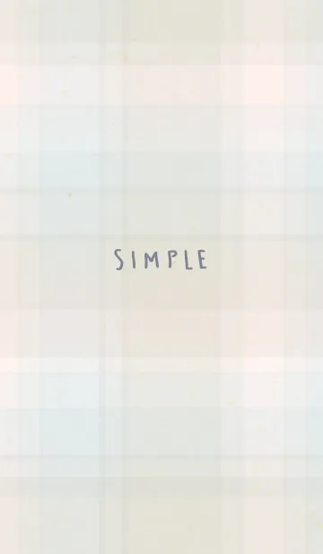 [LINE着せ替え] チェック くすみ ベージュ2の画像1