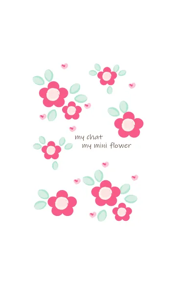 [LINE着せ替え] My chat my mini flower 47の画像1