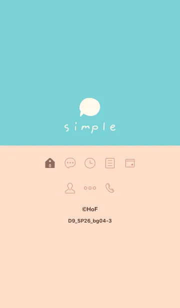 [LINE着せ替え] D9_26_ベージュ4-3の画像1