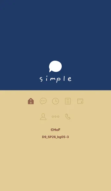 [LINE着せ替え] D9_26_ベージュ5-3の画像1