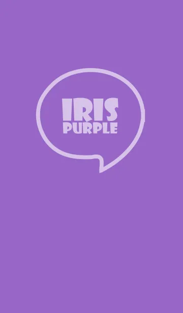 [LINE着せ替え] Love Iris Purple Theme Vr.6 (JP)の画像1