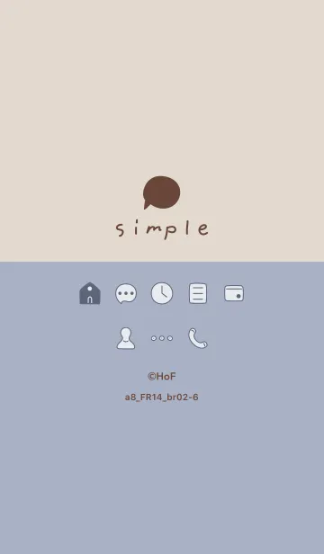 [LINE着せ替え] a8_14_ホワイトアッシュ ブラウン2-6の画像1