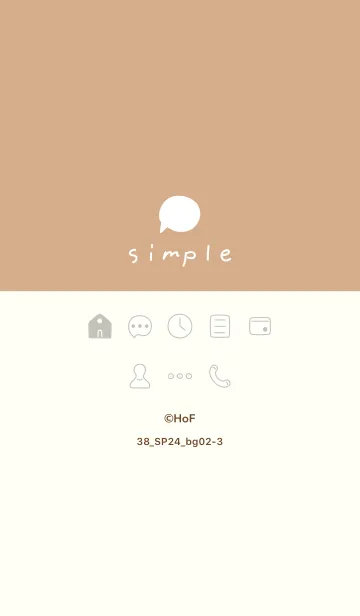 [LINE着せ替え] 38_24_ベージュ2-3の画像1