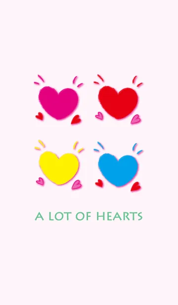 [LINE着せ替え] A lot of hearts 8.0の画像1