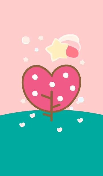 [LINE着せ替え] Lovely heart tree 116の画像1