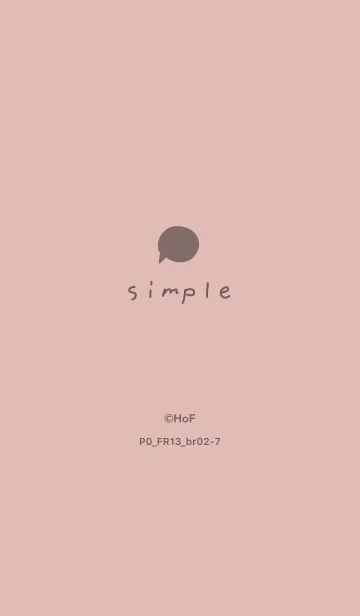 P0+13_ピンク ブラウン2-9のLINE着せ替え