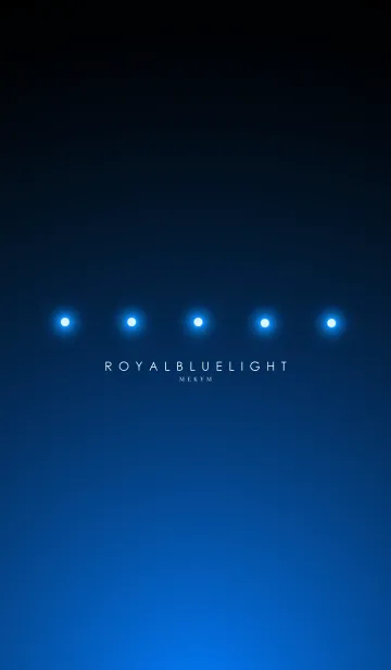 [LINE着せ替え] ROYAL BLUE LIGHT. -MEKYM-の画像1