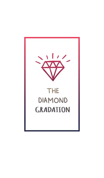 [LINE着せ替え] ザ ダイアモンド グラデーション 15の画像1